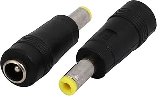 uxcell DC Power Converter 5.5x2.5mm Male to 5.5x2.1mm Female Jack Adapter Barrel Connector 2pcs
