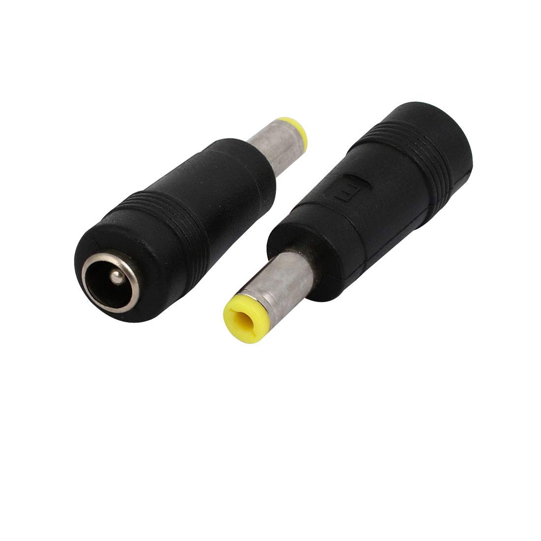 Adaptador CC 5,5 mm x 2,5 mm macho soluciona clavijas incompatibles en routers y pantallas, 2 uds 3