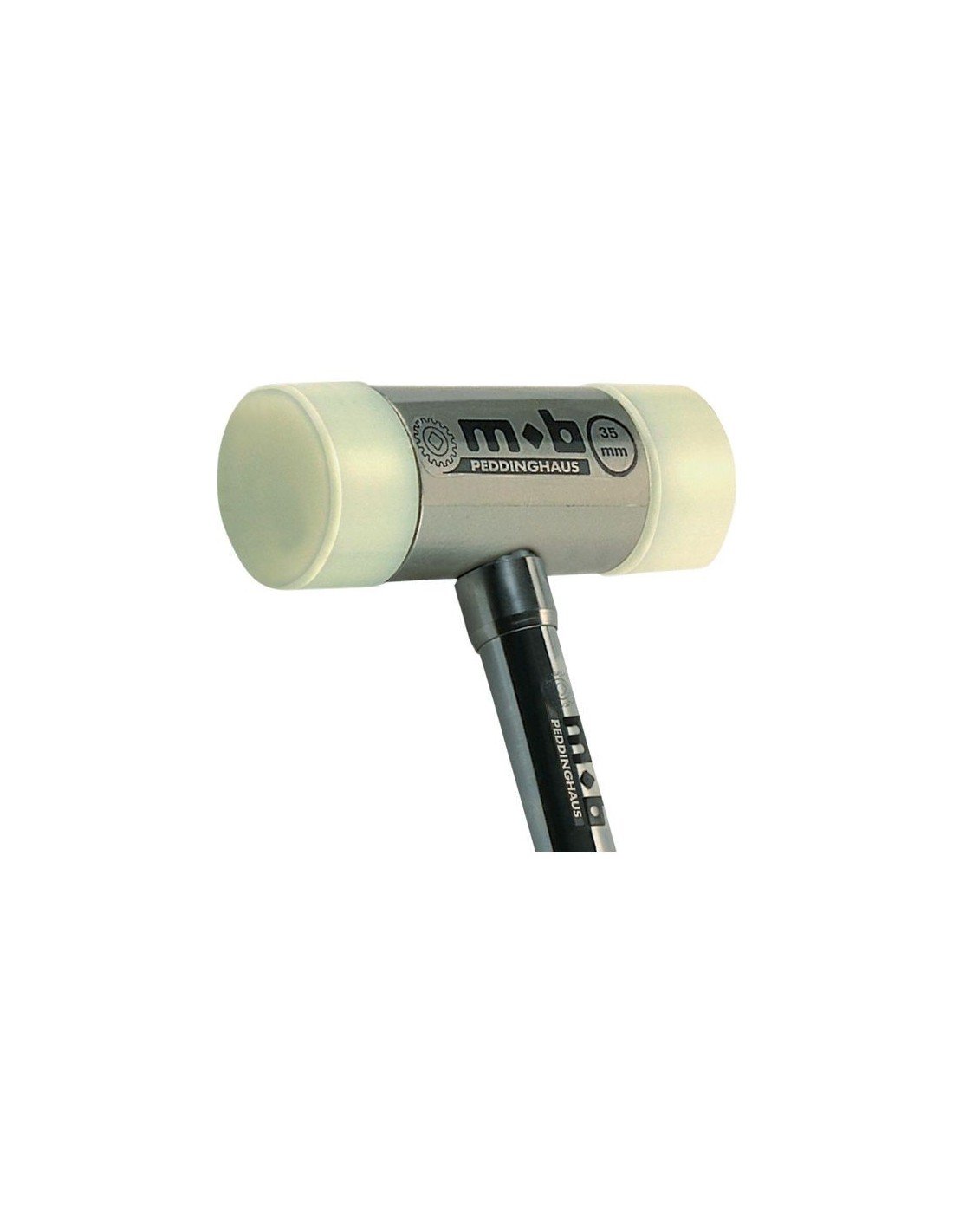 MOB Outillage 0352400510 Maillet en Plastique ø 40 mm avec manche tubulaire