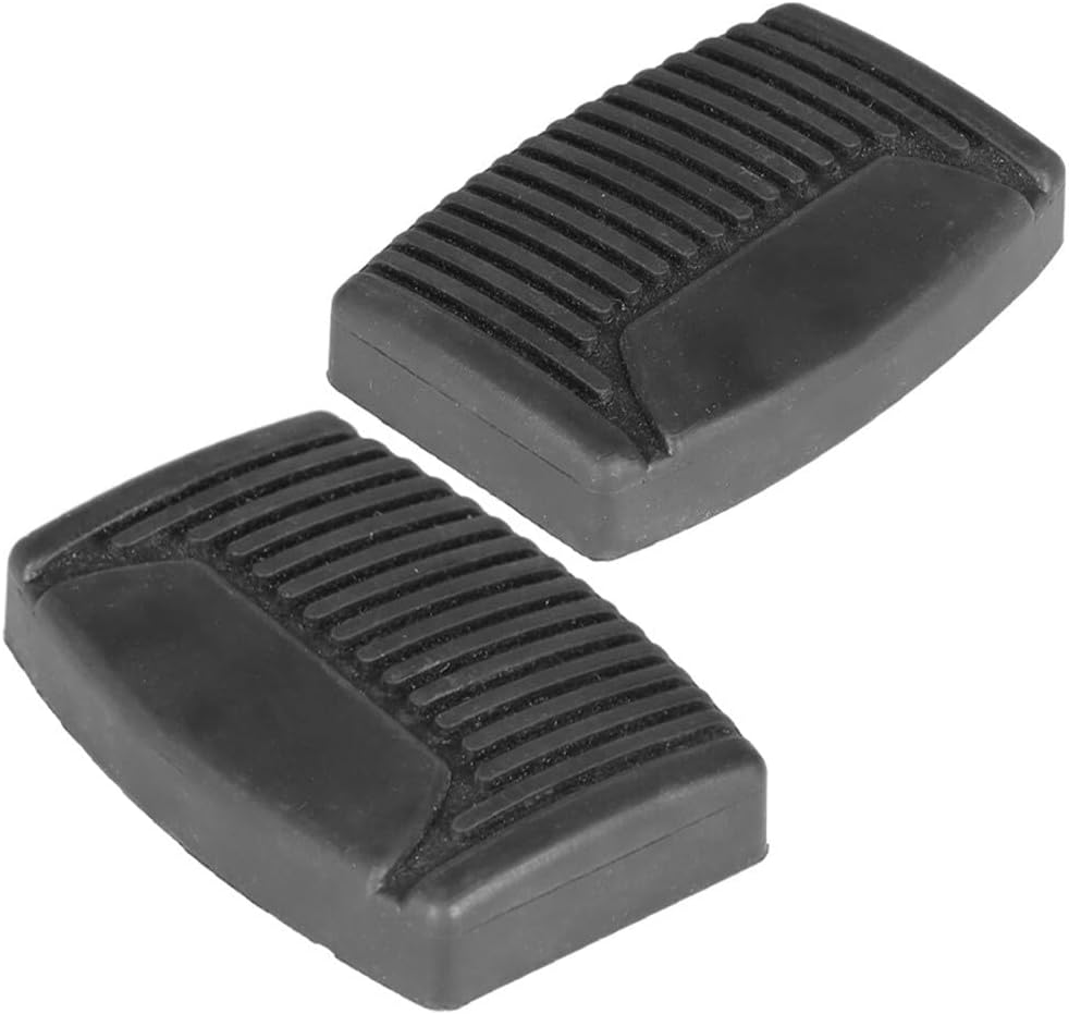 2× Pair Brake Clutch Pedal Pads For 75-2008 Ford F-150 F-250 F-350 Bronco Manual Genuine For OEM Replacement
