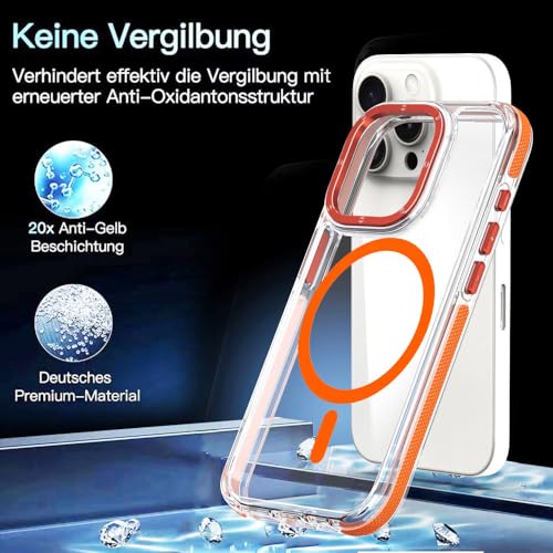 Coque de luxe antichoc violette transparente pour iPhone 14 Pro