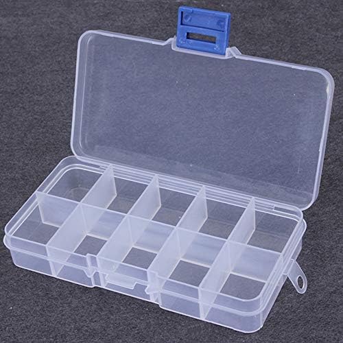 OriGlam Fishing Tackle Box Organizer, Fish Tackle Storage Plastic Box Kit with Adjustable Dividers, Tackle Organizer Boxes for Fishing Lures