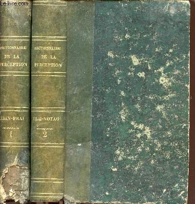 livre EN 2 VOLUMES LE DICTIONNAIRE DE LA PERCEPTION DES CONTRIBUTIONS DIRECTES ET DE LA COMPTABILITE DES COMMUNES, DES ETABLISSEMENTS DE BIENFAISANCE ET DES ASSOCIATIONS SYNDICALES - 4EME EDITION.