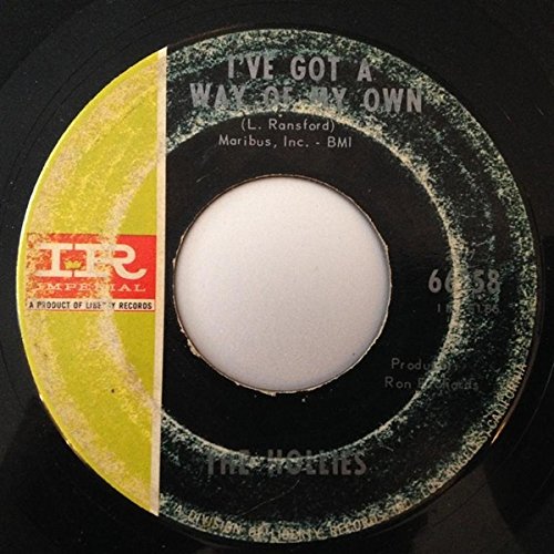 Image of i can't let go / i've got a way of my own 45 rpm single
