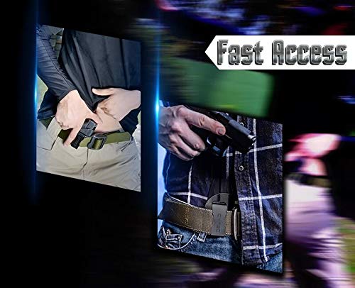 Cytac Inside Waistband Iwb Concealed Carry Gun Holster | Fits Taurus Pt-809 | Pt-840 | Pt-845 | Pt-24/7 Pro | Pt-24/7 G1 | Pt-99 | Pt-917 | I-Mini Guard Series | Cy-It800 Black #TOP4