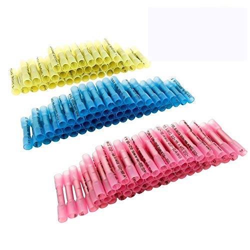 Preisvergleich Produktbild Soloop 125tlg Kabelverbinder Set Stoßverbinder Schrumpfverbinder Kabelschuhe Quetschverbinder Satz