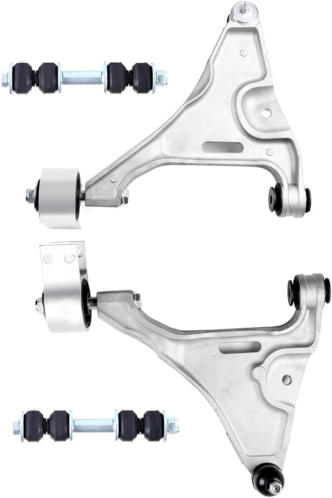 ALEGE Front Lower Control Arm 4Pcs Suspension Kit Fit for Cadillac DTS 2006-2011 for Buick Lucerne 2006-2011 with Ball Joint Sway Bar End Link