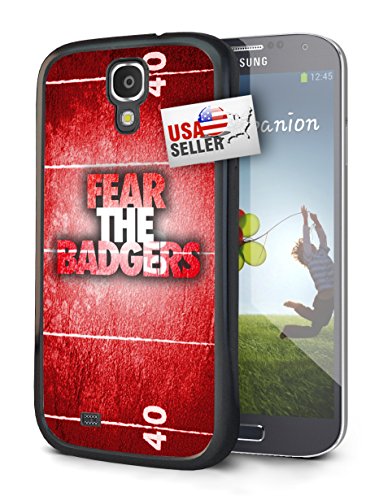 'Fear the Badgers' Sports Hard Glossy Plastic Cell Phone Case for Samsung Galaxy S5