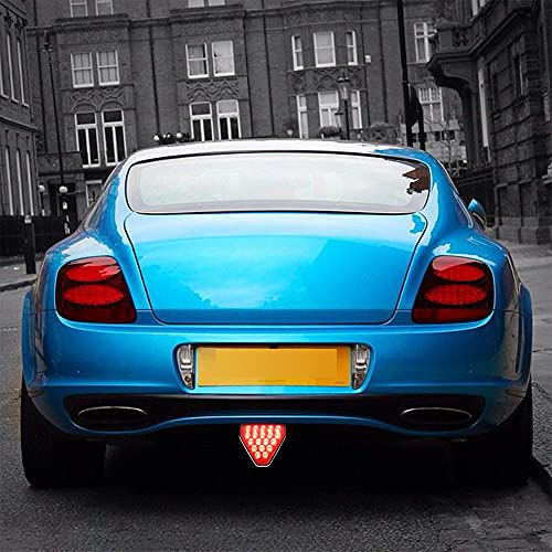 Luz de coche para marcha atrás con destello rojo triangular ideal para viajes con niebla 6