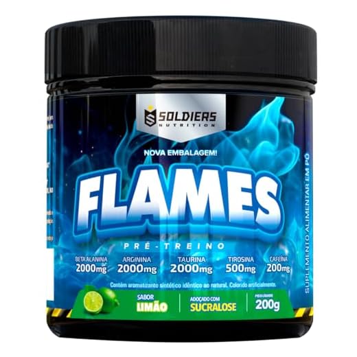 Pré-Treino Flames 200g - Soldiers Nutrition (Limão)