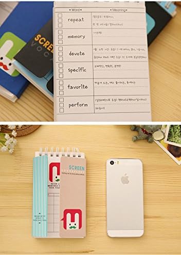 Amazon かわいい 動物 単語ノート ひげ ウサギ 単語帳 ブラック 単語帳 単語カード 文房具 オフィス用品