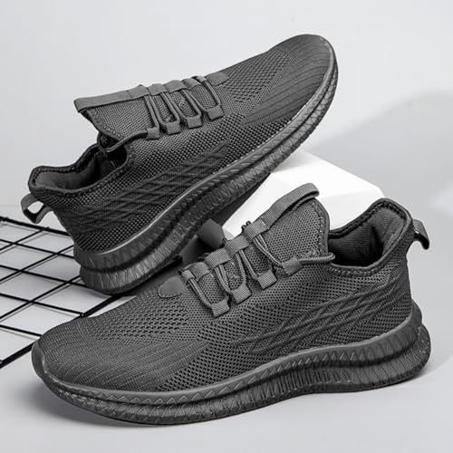 Image of Mens Walking Shoes Tennis Slip on Sneakers Running Jogging Athletic Gym Ultra Lightweight Breathable Comfortable Non Slip Fashion