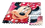 Tamaño de 90 x 90 cm Kids- Alfombra Puzzle Minnie, 90 x 90 cm (WD17629)