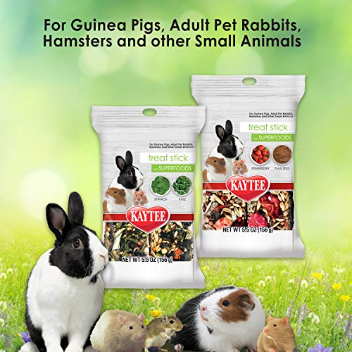 Kaytee Small Animal Treat Stick with Superfoods, Spinach & Kale, 5.5 oz - image 5