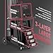 YESWELDER Welding Cart with 4 Drawers for MIG Welder TIG Welder and Plasma Cutter, Heavy Duty Large Storage 360° Rolling Welding Trolley