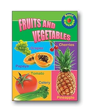 Paperback Fruits and Vegetables Book