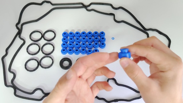 Image of Valve Cover Gasket VS50801R for 2010-2012 Ford Escape 3.0L V6 Engine - Direct Fit Replacement Seal Compatible with 2968CC Models