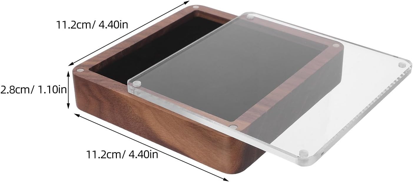 Wooden Acrylic Medal Display Case for Badges and Awards image 2