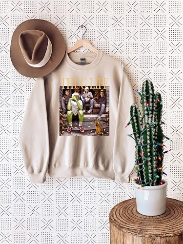 Thug Life Christmas Sweater - Funny Unisex Christmas Sweatshirt - Chirstmas Friends Sweatshirt for Women & Men3