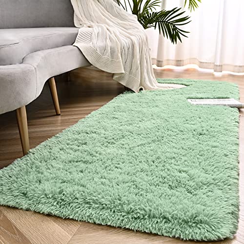 Tapete Verde Zedrew 2x4 pies para dormitorio y sala miniatura 6