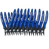 YEGEOOE Flush Wire Cutters, 10PACK Flush Cut Pliers, Side Cutters, Diagonal Side Cutting pliers, Wir