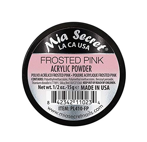 Mia Secret Frosted Pink Acrylic Powder 0.5 Ounce