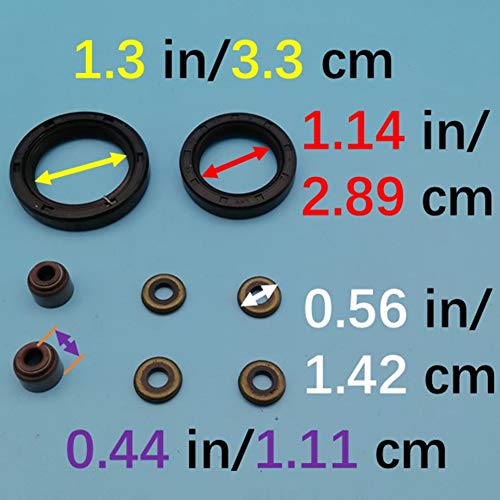 Image of Complete Engine Rebuild Gasket Set Kit Compatible with 808617 809075 842658 842663 380400 380700 371400 Vertical Horizontal New Z470