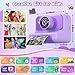 Kids Camera Instant Print, Christmas Birthday Gifts for Girls and Boys, 1080P HD Video Digital Kids Camera with 32G Card, Toddler Camera for 3-12 Years Old, Purple