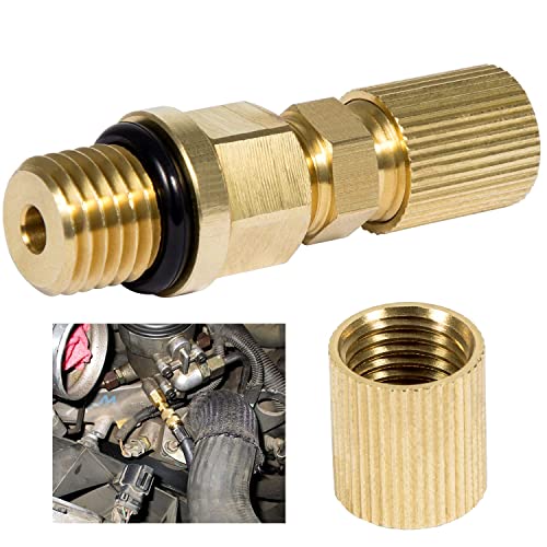 Castnoo Suitable For 2003-2010 Ford Diesel Engine 6.0L Powerstroke Fuel Pressure Test Fitting Adapter #TOP1