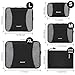 Gonex Packing Cubes for suitcase, 9 Set Lightweight Travel Luggage Packing Organizers with Laundry Bags Travel Essentials Travel Bags for Carry on Suitcases, Black