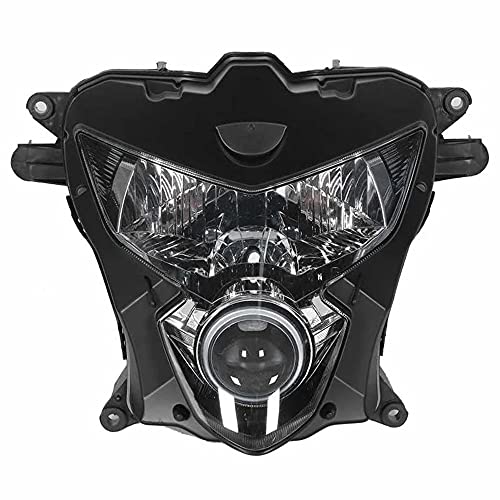 Motorcycle Headlight Headlamp Assembly Compatible with Suzuki GSX-R750 2004 2005 GSXR 600 GSX-R 750 2004 2005 GSXR600 GSXR750 04 05 Motorbike Headlight Front Head Lamp Clear