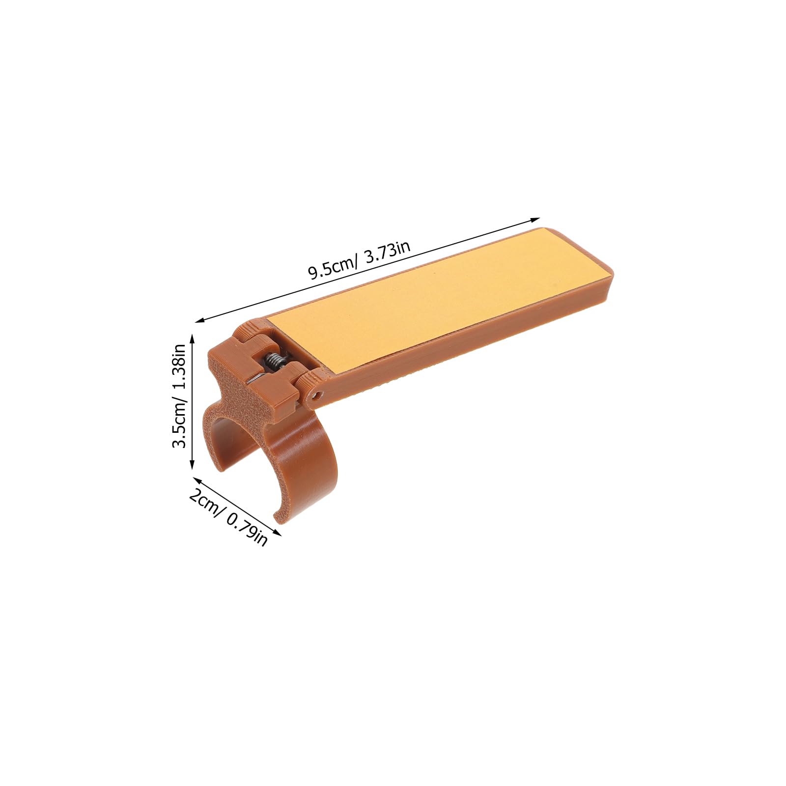 Soporte para Bastón Antideslizante para Mesa y Barandilla, Clip Ligero para Ayudas de Movilidad, Accesorio Práctico para Bastones y Muletas, Adecuado para Uso en Interiores