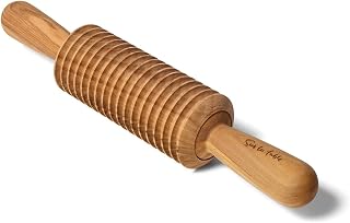 Sur La Table Olivewood Fettuccine Roller, Brown