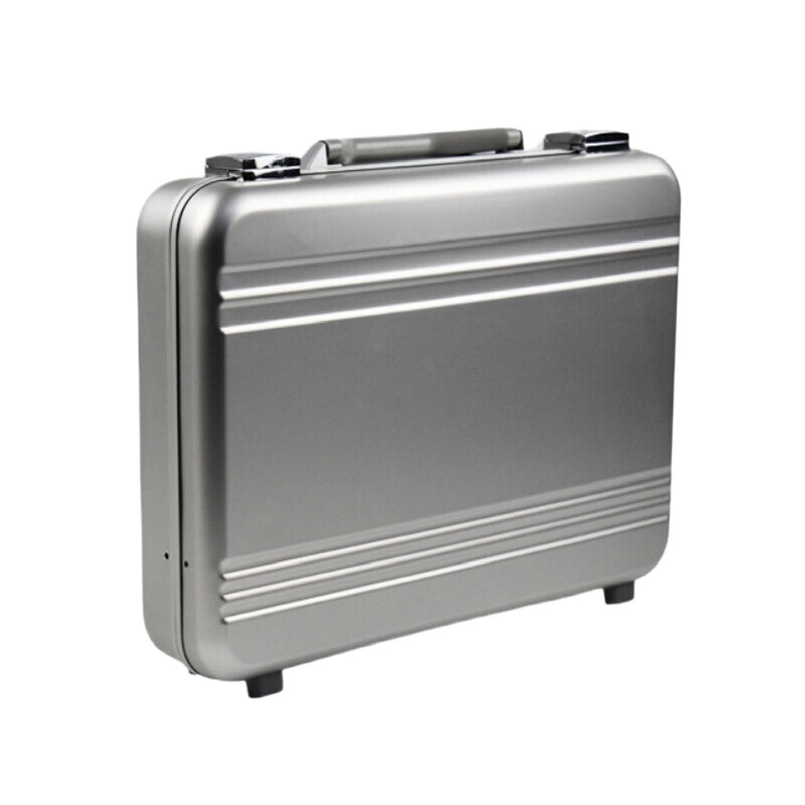 Valigetta in alluminio Valigetta Custodia di sicurezza da viaggio in lega alluminio Cassetta degli attrezzi portatile for il trasporto accessori aziendali for tablet portatili