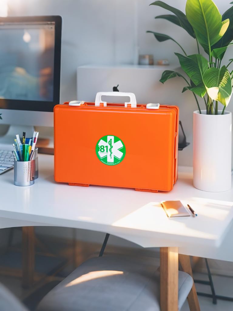 GIMA 34198 Kit Pronto Soccorso All. 1, Valigetta Plastica