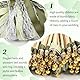 50 Stück Wedding Wands, Wedding Wands Sitzplan Hochzeit Luftschlangen mit Groß Glöckchen und Hochzeitsbändern, Zauberstäbe Seidenfeenstab für Hochzeiten, Geburtstage,Feiertagsfeiern (Grün)