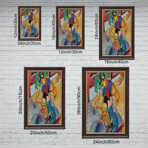 Impression sur toile Metzinger, cadre à suspendre de qualité supérieure