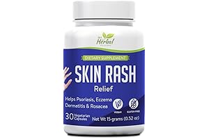 Psoriasis, Eczema, Dermatitis & Rosacea Skin Rash Relief - 100% Herbal and...