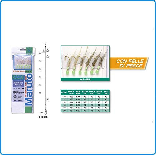 MARUTO SABIKI MS1188 2.9mt TERMINALE 6AMI Pesca