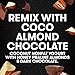 Oikos REMIX Coco Almond Chocolate Coconut Nonfat Greek Yogurt with Honey Praline Almonds and Dark Chocolate Mix-Ins, Delicious High Protein Yogurt Snack With 11g of Protein, 4.5 OZ Cup
