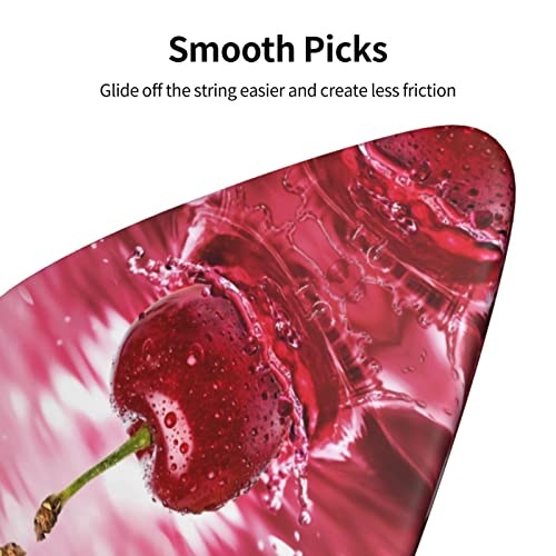 Ensemble de 6 médiators de guitare Red Cherrys pour guitare acoustique, guitare électrique, basse, ukulélé – fin, moyen… - Les Beatles, Paul McCartney, John Lennon, RIngo Starr, George Harrison Ensemble de 6 médiators de guitare Red Cherrys pour guitare acoustique, guitare électrique, basse, ukulélé - fin, moyen… – Image 8