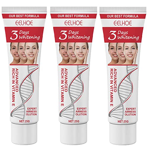 3 Days Kojic Acid Whitening Moisturizing Cream, 3 Days Whitening Moisturizing Cream, Skin Lightening Cream for Dark Spots, Brightens Skin Hydrating Nourishing Skin Bleaching Cream (75g)