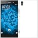 Produktbild PhoneNatic Case kompatibel mit Sony Xperia XA1 Ultra - Hülle weiß gummiert Hard-case + 2 Schutzfolien