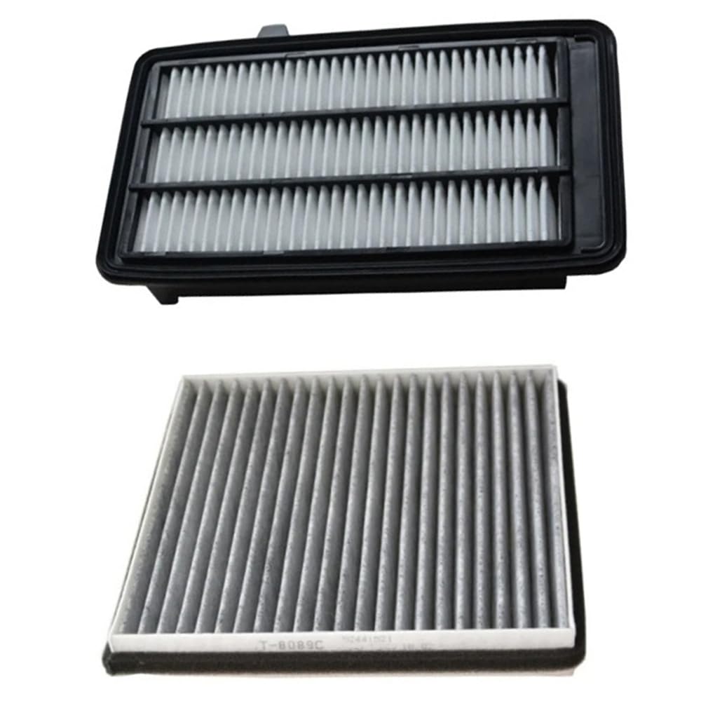 Filtr Powietrza Kabinowego dla Honda CR-V UR-V Avancier, 21,1x20,1x2,7cm 2 szt. Filtr powietrza silnika samochodowego Filtr kabinowy 17220-5AA-A00/52441521