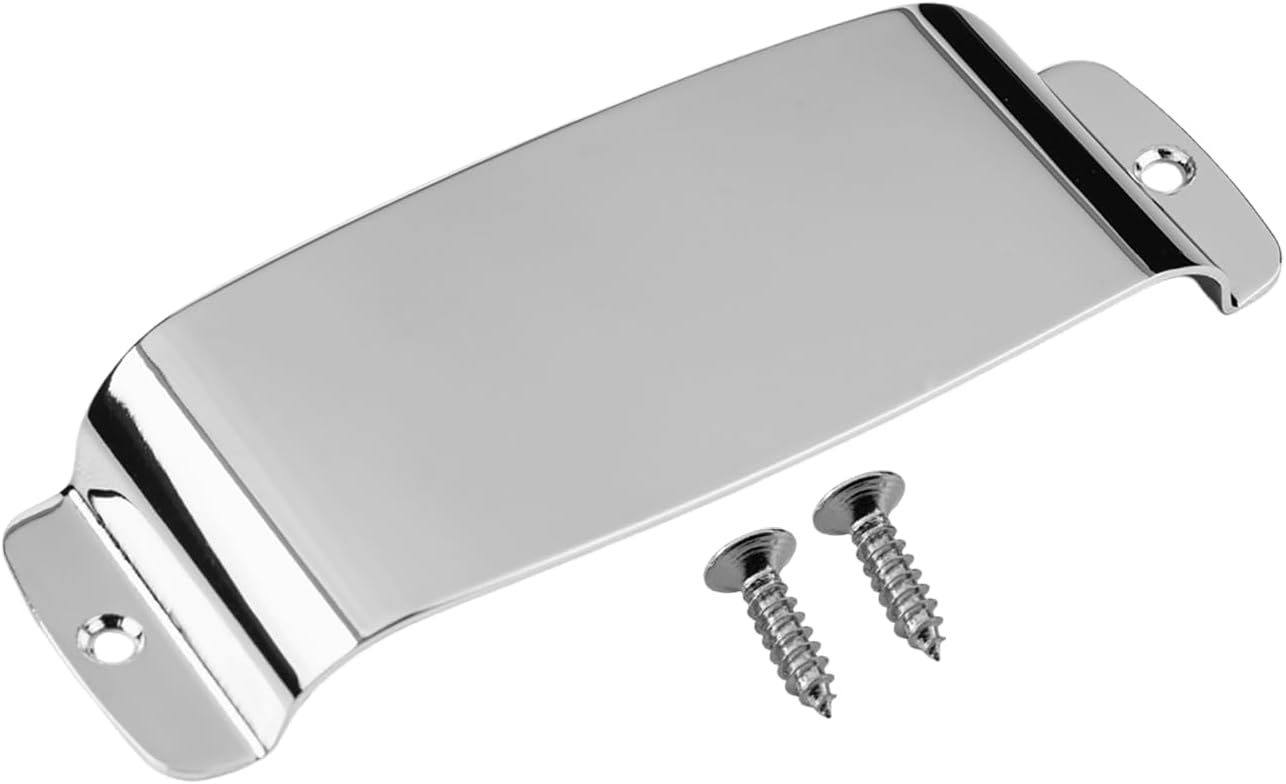 1PC Pickup Cover with Screws, Black, for Jazz Bass image 5