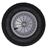 radladerschaufel atlas für Fort-Schubkarren Fort ERSATZRAD  Rad Schubkarre Gartenkarre Baukarre Schiebkarre  Grau