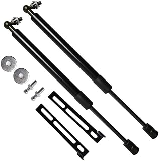 Damper Modify Front Hood Bonnet Gas Struts for Volkswagen C-trek 2014-2018 Shock Absorber Car Parts Accessories Gift 1 sets (Ordinary Black)