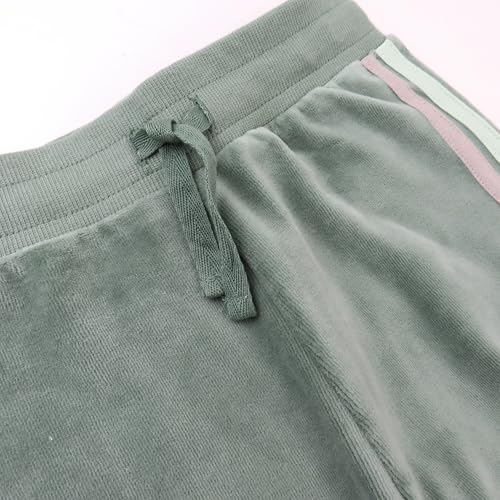 HonestBaby Velour Pullover Hoodie and Zip Front Sweatshirt and Jogger Sweatpants Set Baby, Toddler, Boys, Girls3