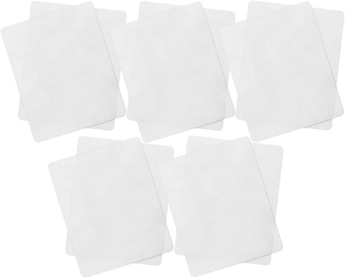 Arrow Plastic Flexible Cutting Mats, White - 10 Pack - Measures 15 x 12 Inches - Made in the USA, BPA Free - Ideal for Cutting and Chopping