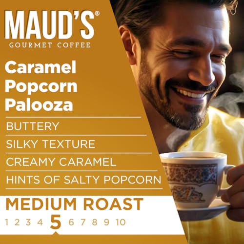 Image of Maud's Caramel Popcorn Flavored Coffee Pods, 18ct